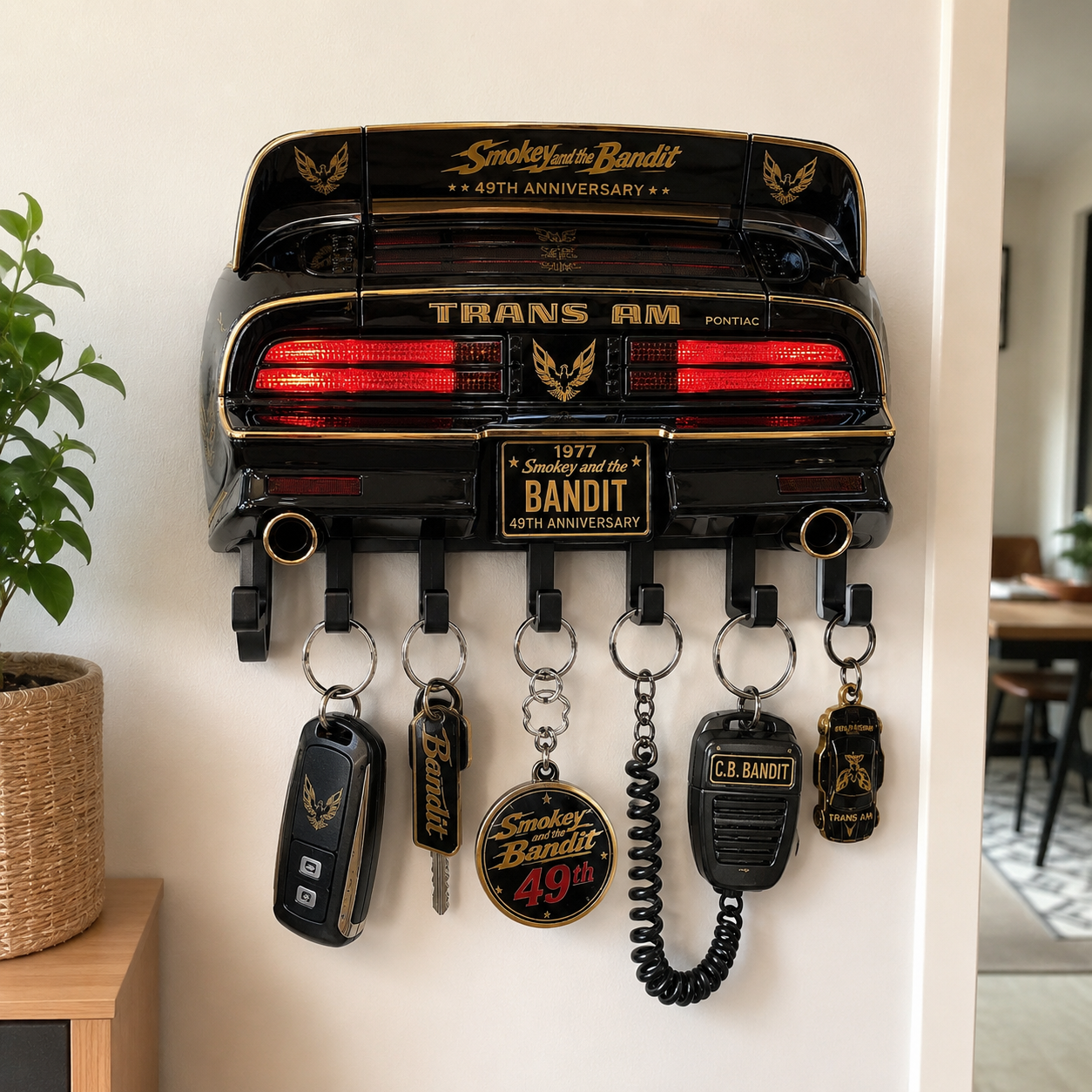 🔑 Smokey and the Bandit 49th Anniversary Trans Am Rear-End Key Holder
