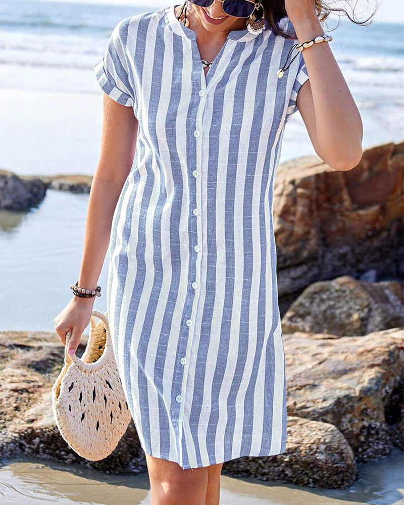 Ione™ – Elegant Shirt Dress