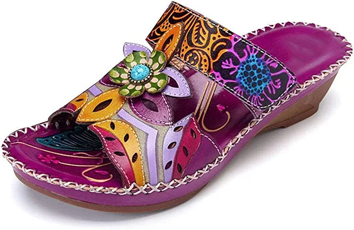 😍Last Day 49% OFF- Women's Cute Fashion Flower Bohemian Non-slip Orthopedic Sandals