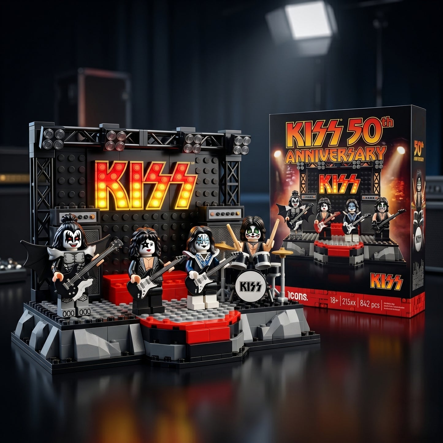 KISS 50th Anniversary Legend Stage Tribute Set