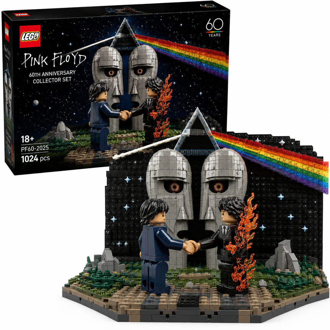 Pink Floyd 60th Anniversary Collector Building Block Set