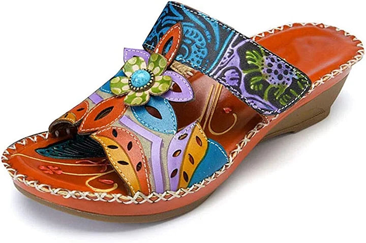 😍Last Day 49% OFF- Women's Cute Fashion Flower Bohemian Non-slip Orthopedic Sandals