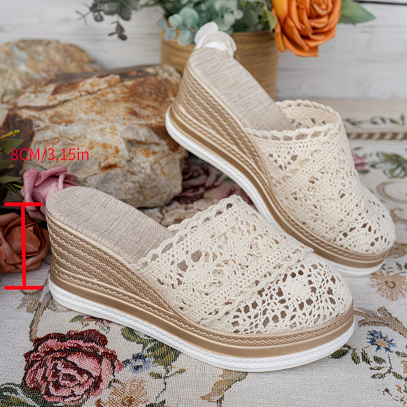 Women's Elegant & Comfortable Woven Wedge Sandals