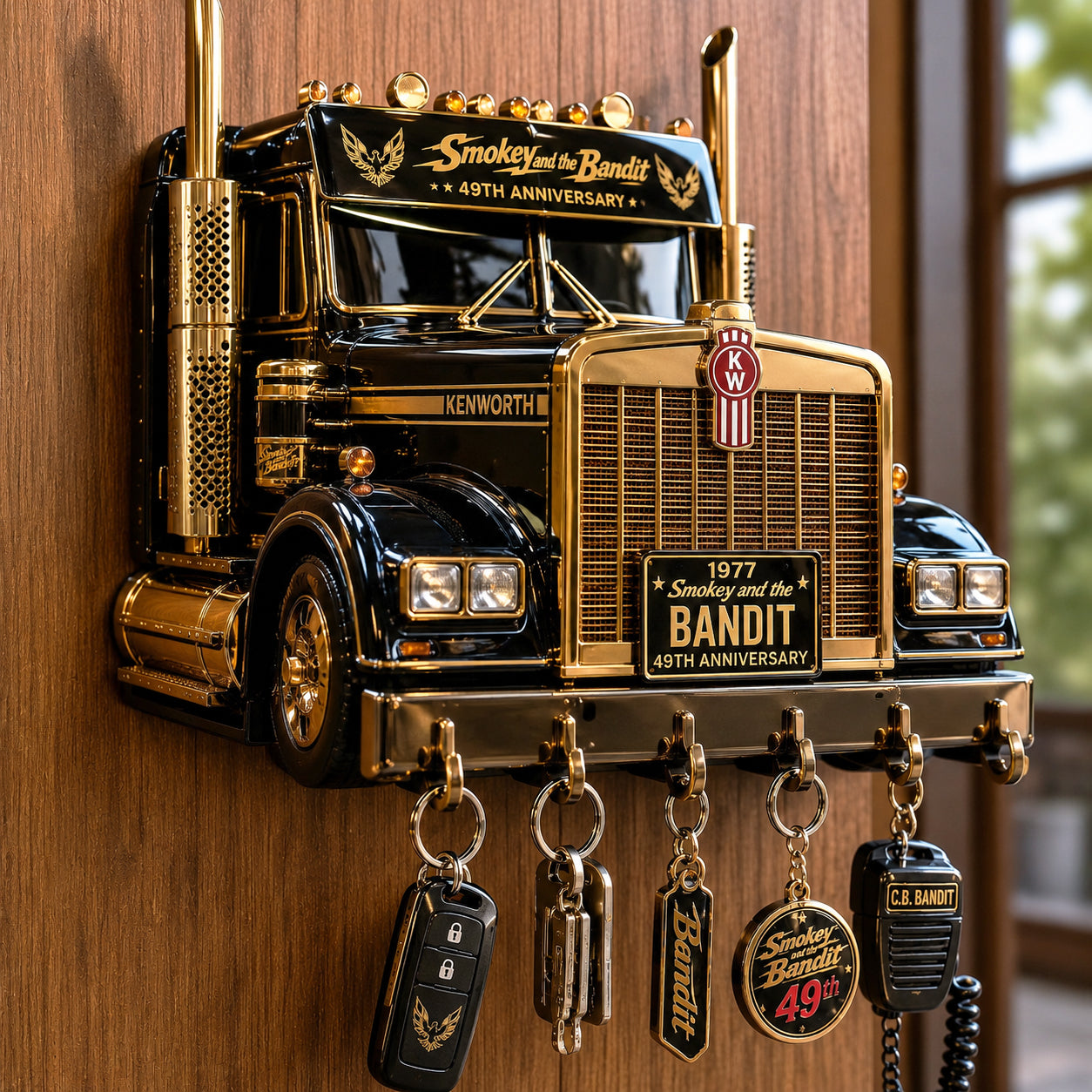 🔑 Smokey and the Bandit 49th Anniversary Kenworth Tribute Key Holder