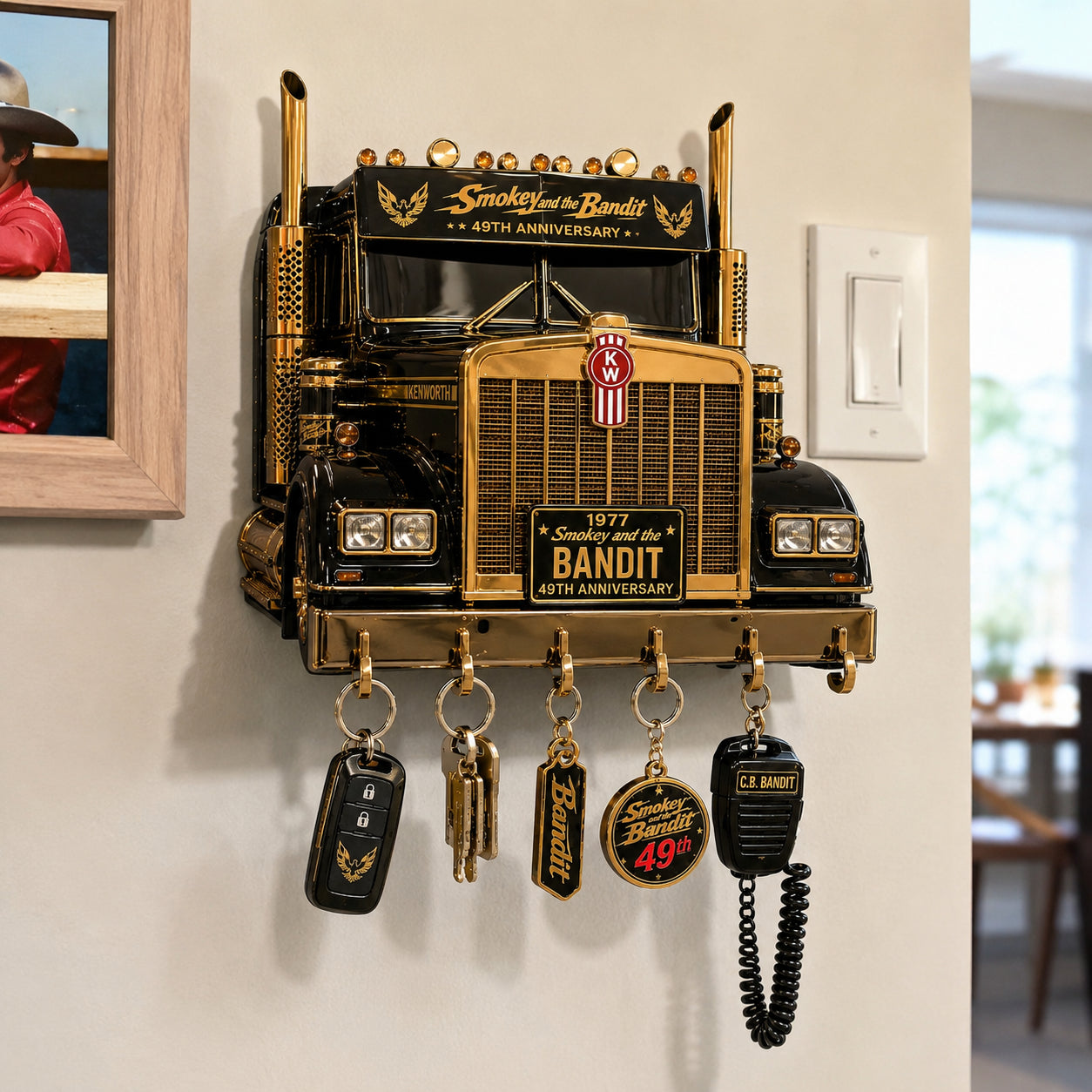🔑 Smokey and the Bandit 49th Anniversary Kenworth Tribute Key Holder