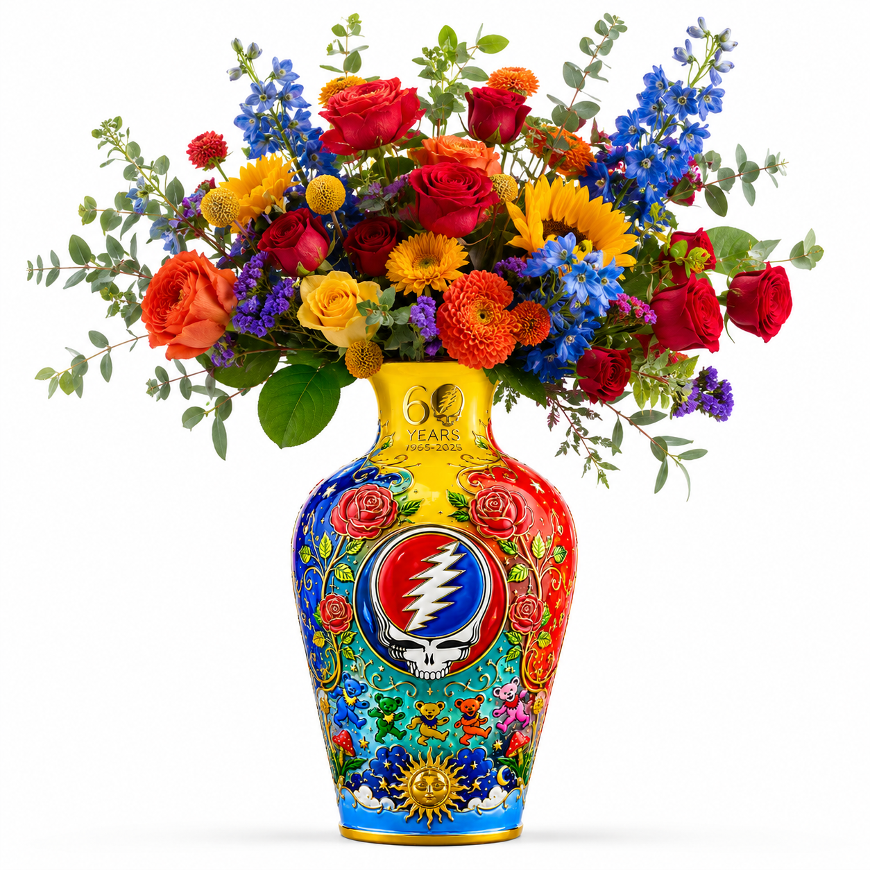 Grateful Dead 60th Anniversary “Long Strange Trip” Legacy Vase