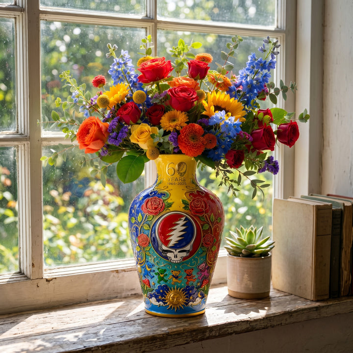 Grateful Dead 60th Anniversary “Long Strange Trip” Legacy Vase