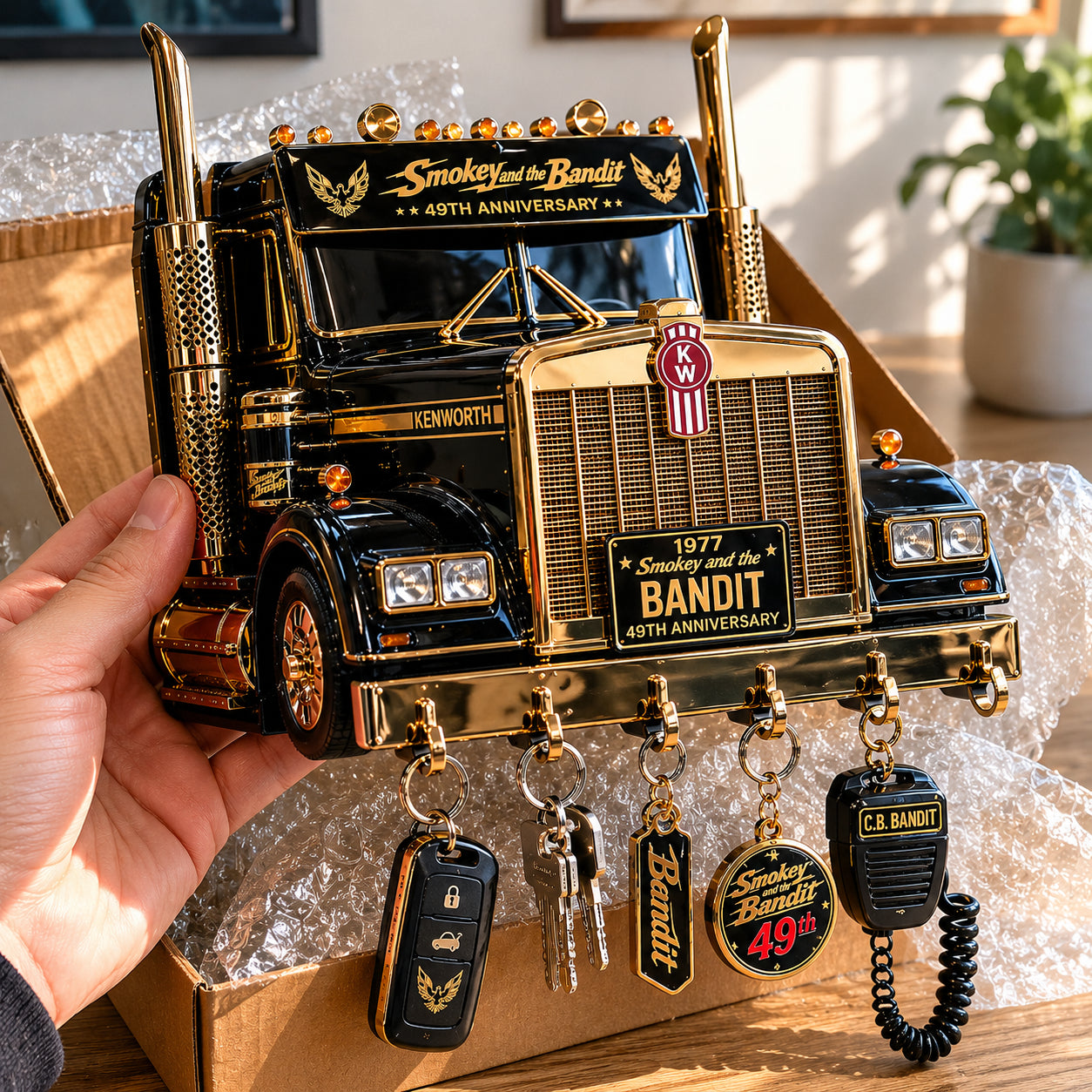🔑 Smokey and the Bandit 49th Anniversary Kenworth Tribute Key Holder