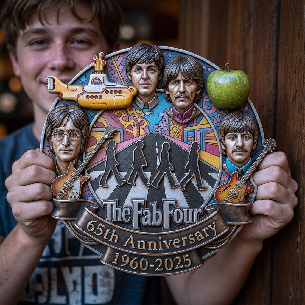 The Fab Four 65th Anniversary Collector’s Door Sign