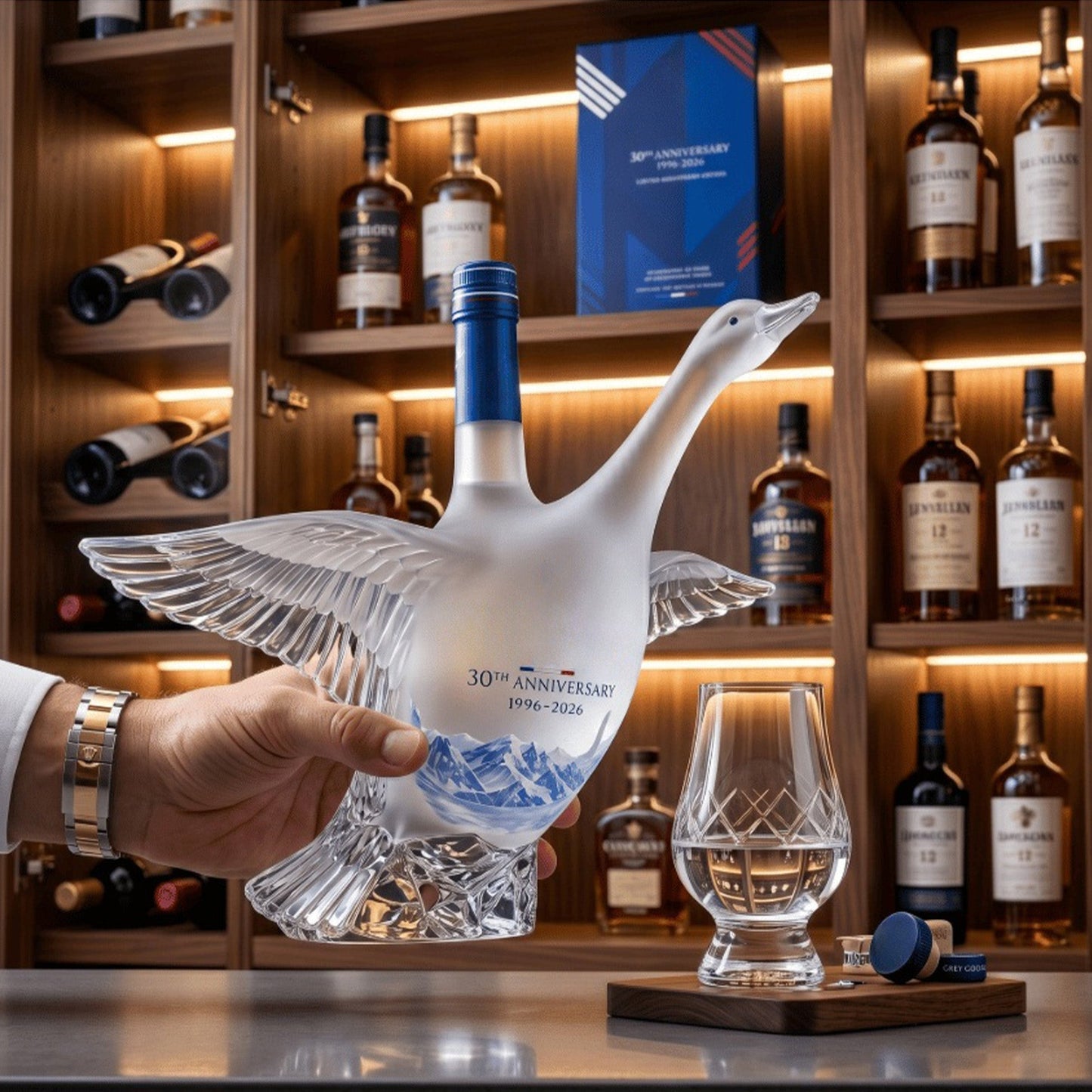 💥Summer Special Offer 📣30th Anniversary 3D Sculpted Vodka Bottle