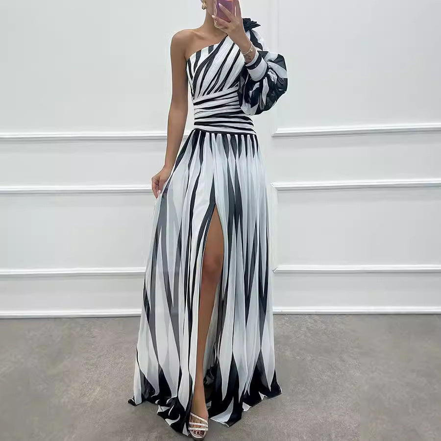Noralie – Evening Dress with Pleated Look