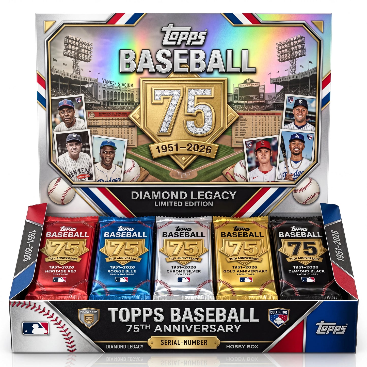 Topps Baseball 75th Anniversary Diamond Legacy Limited Edition Hobby Box