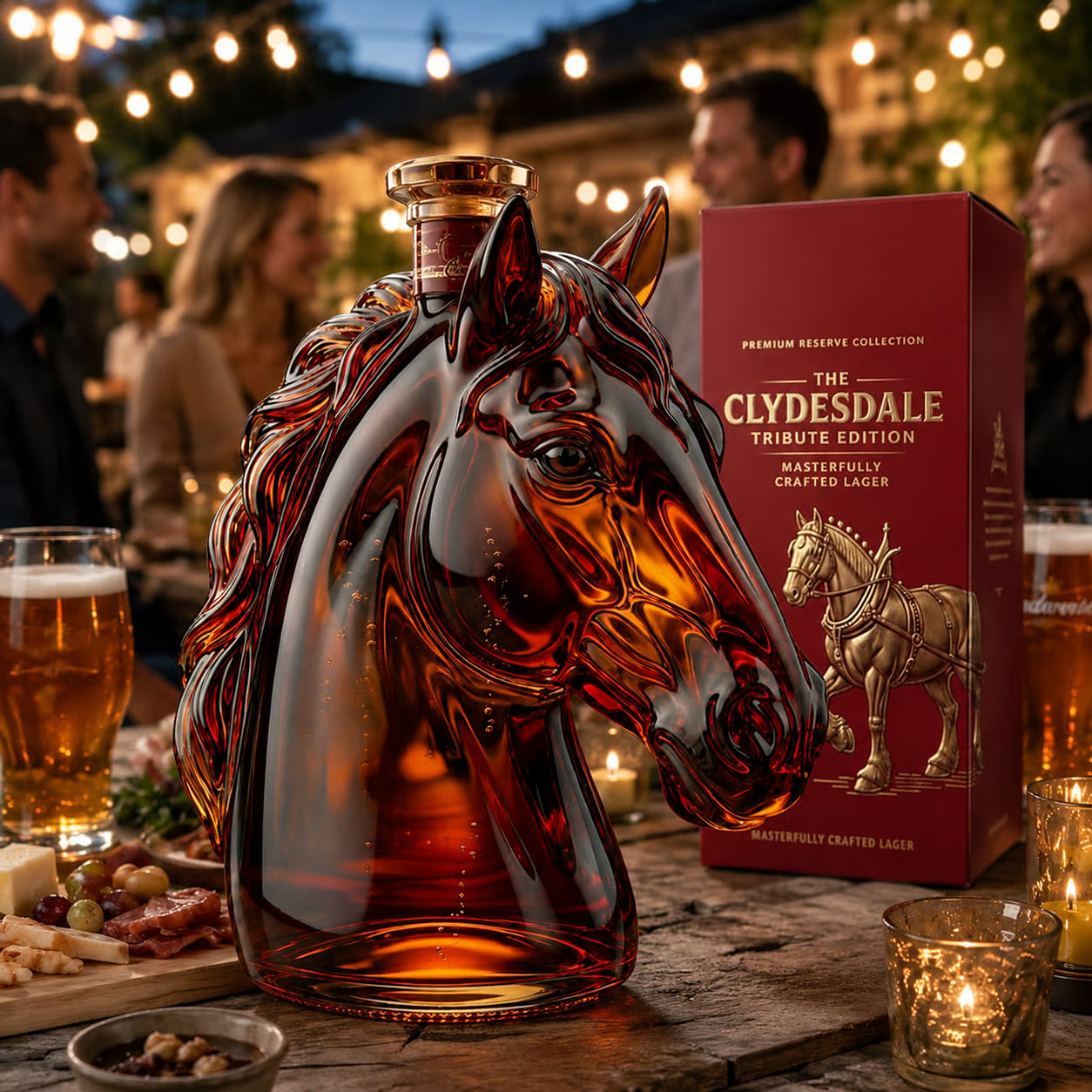 Clydesdale Tribute Edition Commemorative Art Bottle