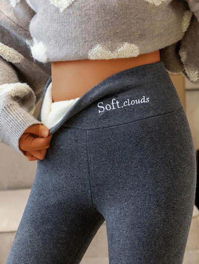 Plus Velvet Basics Skinny Solid Leggings