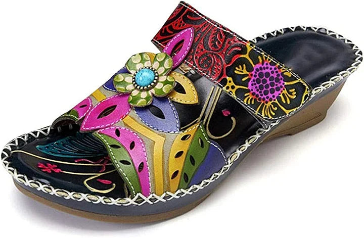 😍Last Day 49% OFF- Women's Cute Fashion Flower Bohemian Non-slip Orthopedic Sandals