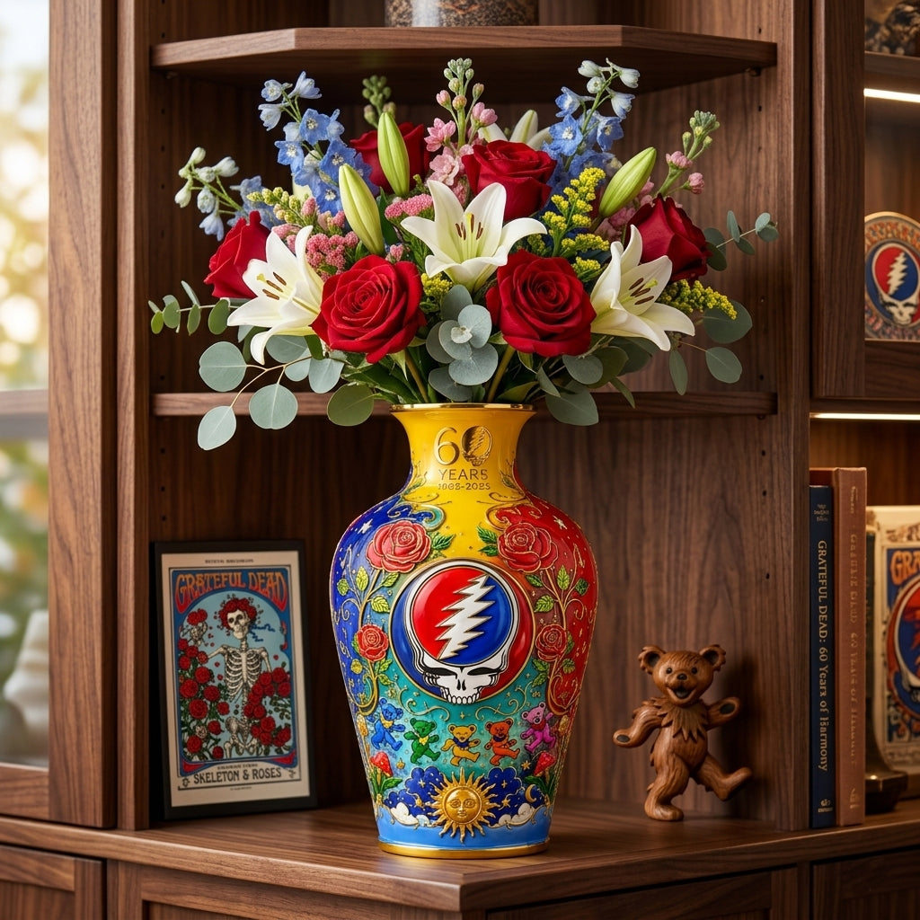 Grateful Dead 60th Anniversary “Long Strange Trip” Legacy Vase