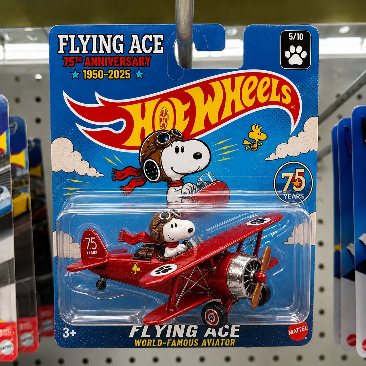 Hot Wheels Snoopy Flying Ace – 75th Anniversary Edition